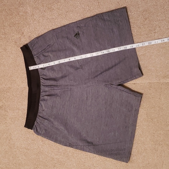 Adidas Men's Axis 20 Woven Heathered Shorts - Picture 10 of 13